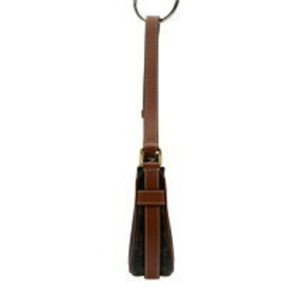 Celine Triomphe Tan Canvas Calfskin Handbag Ava - Picture 3 of 8